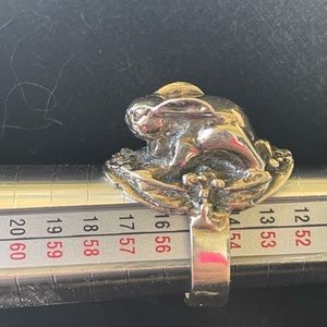 Silver Rabbit Ring